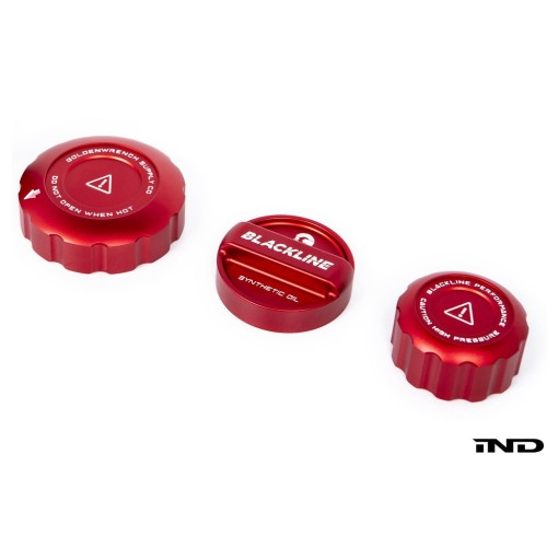 Goldenwrench Blackline Performance BMW M Car (S58) Engine Cap Cover Set - Edition Red | S58ECS-R