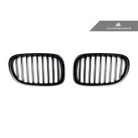 AutoTecknic Replacement Stealth Black Front Grilles - F01/ F02 7-Series LCI