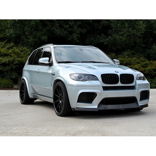 AutoTecknic Replacement Glazing Black Front Grilles - E70 X5 / X5M | E71 X6 / X6M