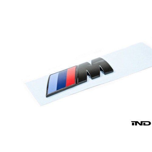IND Black Chrome Painted Trunk Emblem - E82 1M
