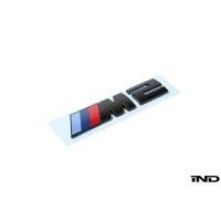 IND Black Chrome Painted Trunk Emblem - F87 M2