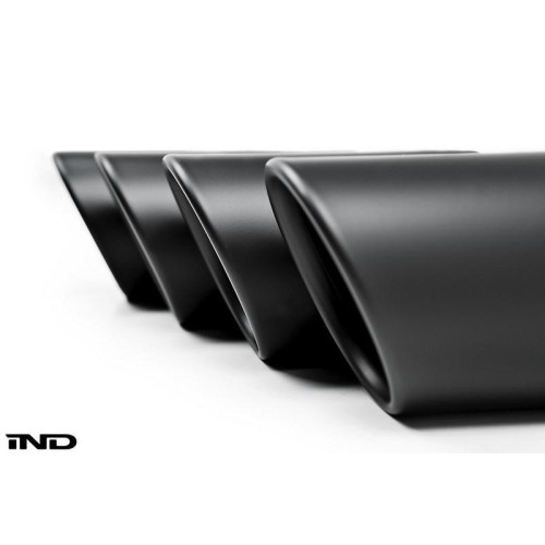 IND Matte Black Coated Exhaust Tip Set - F87 M2C | F80 M3 | F82/ F83 M4